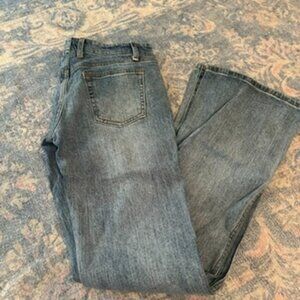 Brandy Melvile Y2K Low-Rise Flare Jeans